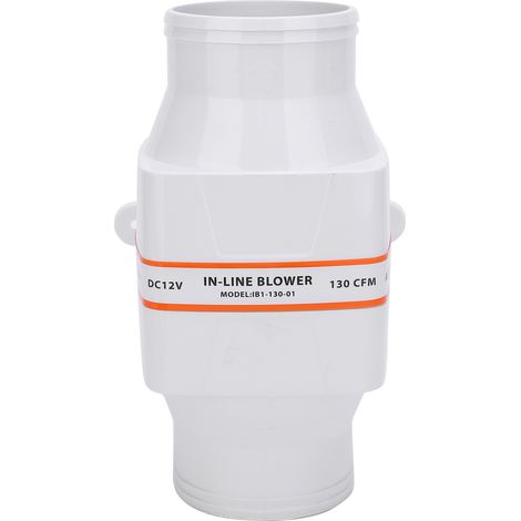 3-Zoll-Inline-Schiffsbilgenlüfter, leiser, leistungsstarker Belüftungsventilator für Yacht und Wohnwagen (1/5)