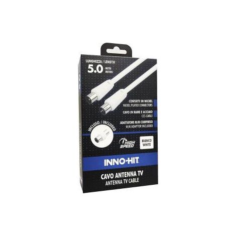 Inno-Hit Cavo Antenna M/F 5M Bianco