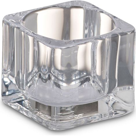 BOLSIUS Glass Square Tealight Transparent 40/55 (1/5)