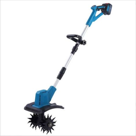 Motoculteur de jardin électrique sans fil 21 V largeur de travail 20 cm profondeur 16 cm 2 batteries chargeur inclus (1/5)