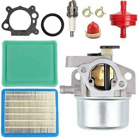 Carburatore 799871 799866 - Per motori Briggs & Stratton 790845, 796707, 794304 - Compatibile con le serie di motori 675, 675ex, 725ex - Include filtro dell'aria, guarnizione e candela in alluminio (1/5)
