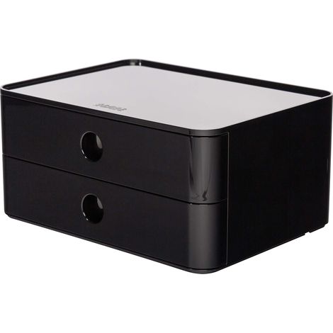 HAN 1120-13 - SMART-BOX ALLISON, cassettiera impilabile con 2 cassetti, colore: jet black (1/5)