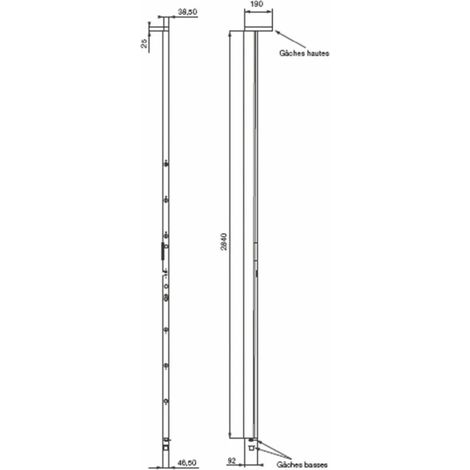 Gâche à répétition pour serrure EXCLUSIVE - ASSA ABLOY VACHETTE