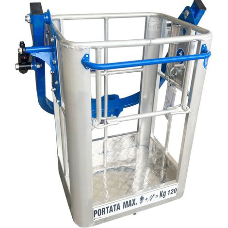 Panier à grue pour 1 personne 120 kg aluminium 100% italien (1/4)