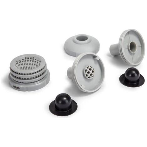 Kit de raccordement Ø 32 mm - Compatible avec la régénération de l'eau, gris, compatible avec les piscines Intex (1/4)