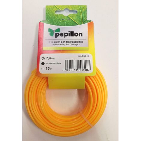Runder Nylonfaden 2,4 mm. (Rolle 15 Meter)
