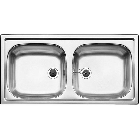 Blanco Top EZ - Spüle, 860x435, Edelstahl 500372 (1/2)