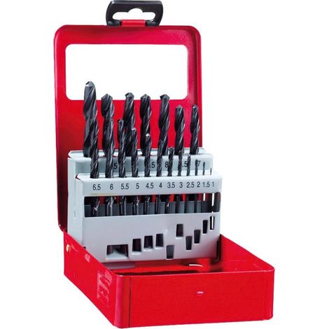 WOLFPACK LINEA PROFESIONAL estuche brocas hss wolfpack 1-10 mm. 19 piezas