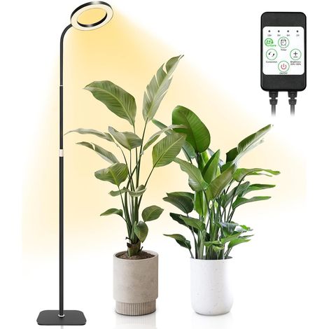 Full Spectrum LED Grow Light, 88 LED Plant Lamp Adjustable 80-160cm, Timer 2/6/8/12H, 3 Lighting Modes for Large Indoor Plants (1/5)
