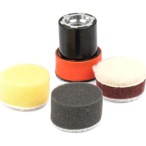 Mini-Detailpolierset mit Schwammpolierpads, 4-teilig, amio-03701 (1/5)