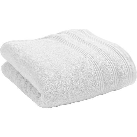 Serviette de toilette - COTON PUR - Spa 50 x 100 cm - 400 g/m² - 100% coton - Spa Neige (1/4)