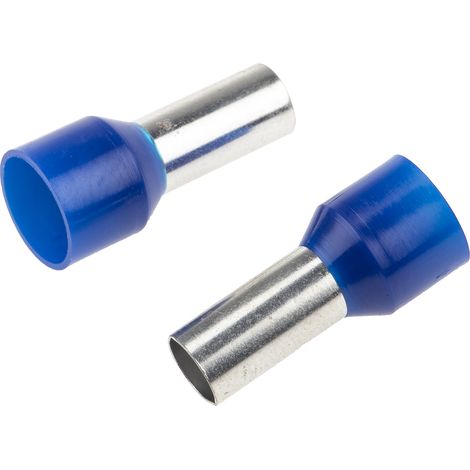 Embout à sertir 16mm², Bleu, longueur 12mm ( Prix pour Sachet de 100 ) (1/4)