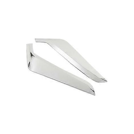 1 Paar Chrom-Edelstahl-Seitenleisten-Zubehör für 5er F10 520Li 525Li 530 535Li 2011-2017