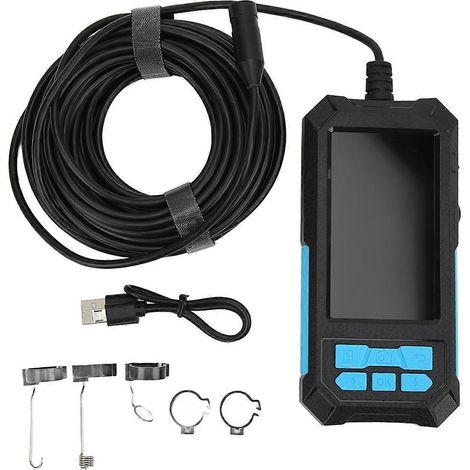 Rohrleitungs-Endoskop mit hoher Auflösung, 4,5-Zoll-IPS-Bildschirm, IP68 wasserdicht, einstellbares LED-Licht, tragbar