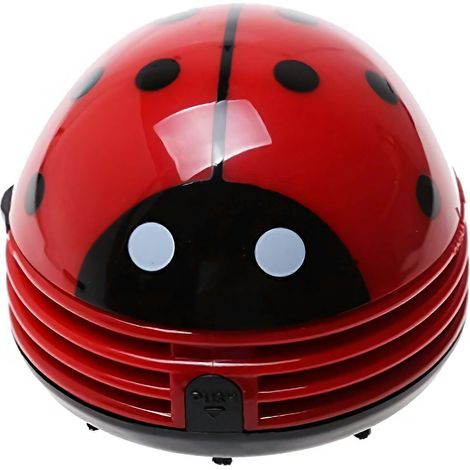 Aspirateur de table mini portable ECSEM mignon et portable, motif dessin animé (rouge 002), sans fil (1/5)