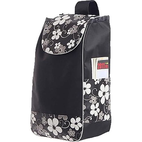 Sacs de courses réutilisables, sac de rechange pour chariot de courses pliable, portable et imperméable 40 l Oxford tissu chariot de courses Sac de rechange (1/5)