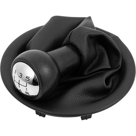 Pomello del cambio a 5 marce + copertura Adatto per Citroën Berlingo III Adatto per Peugeot Partner 2008-2021 - nero (1/2)