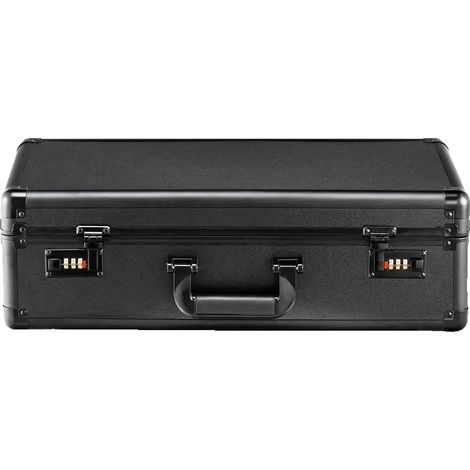 Kartenaufbewahrungsbox, 5 Fächer, Codeschloss-Sicherheit, schwarz (1/2)