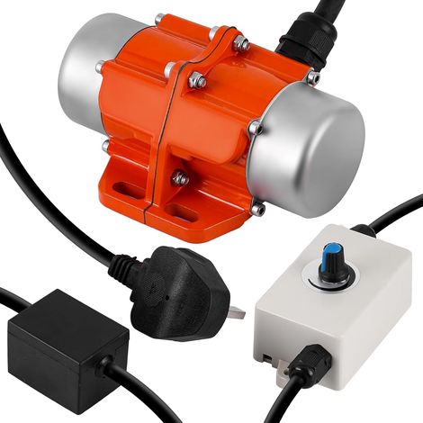 Moteur Vibrant 30W 3000RPM AC 220V à Boîtier en Aluminium avec Adaptateur de Vitesse Réglable pour Table Vibrante Tamisage de Sable, Masser, Mine, Métallurgie, Construction (1/5)