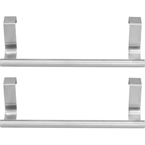 Lot de 2 porte-serviettes à suspendre à une porte de placard, b 23 cm) (1/5)