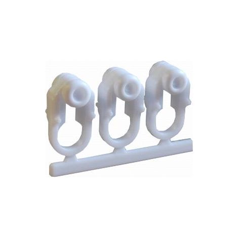 FPLUS corredera simple rueda  x100 , Corredera con ruedas para riel 950 de riel chic.