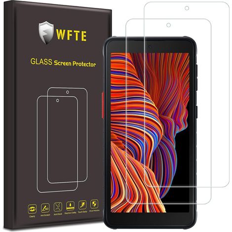 [Lot de 2] Verre Trempé pour Samsung Galaxy XCover 5, 0,26mm Film de Protection d'écran avec haute transparence à 99%, Anti-trace Protecteur avec Dureté 9H Glass (1/5)