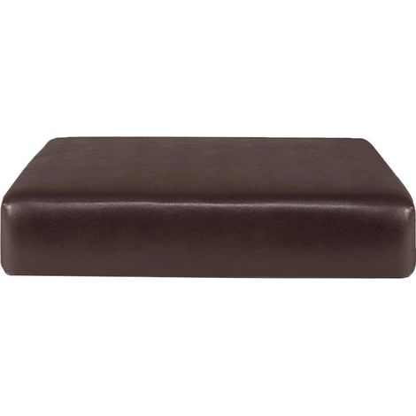 Protecteur De Housse De Coussin De Siège De Canapé En Cuir PU Imperméable Coffee1 Seater (1/5)