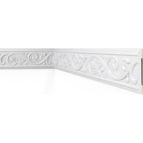 Cimaise NMC Z12 ARSTYL Noel Marquet Profil de décoration design moderne blanc 2 m (1/5)