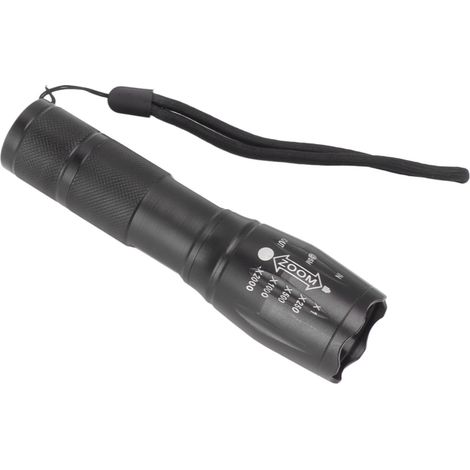 Lampe torche LED étanche rechargeable portable, petite lampe de poche pour promenade chien, voyage et randonnée (1/5)