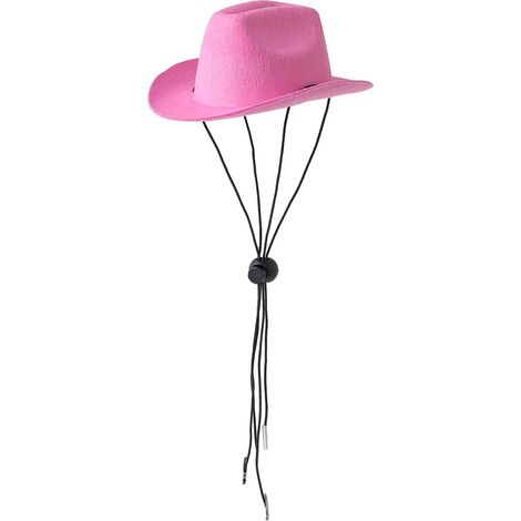 Chapeau de cowboy/vache à bride ajustable pour chiots, accessoire de toilettage pour déguisement western, fêtes et occasions spéciales. (1/5)