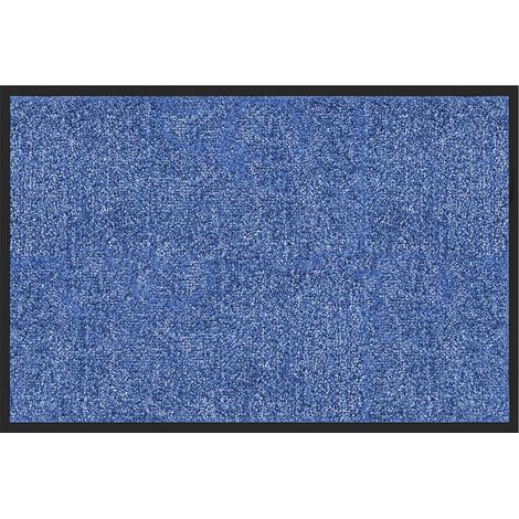 Tapis de Porte Paillasson d'entrée Rhine Bleu 200 x 200 cm
