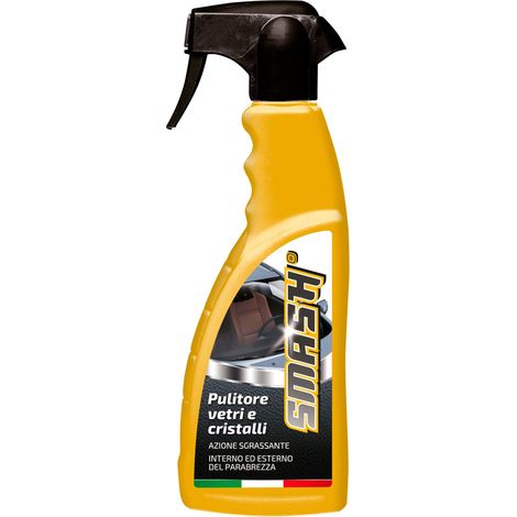 AREXONS Pulitore Vetri Auto 750ml Spray Cristalli Parabrezza Senza Aloni Pulizia