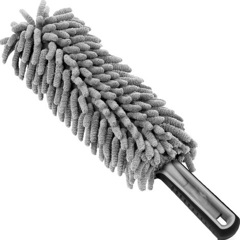 Brosse de nettoyage flexible pour tous types de jantes gris 35x5cm saleté Brosses pour jantes