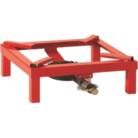 Gasherd zum Campen mit Chassis 40x40 cm Herd zum Kochen