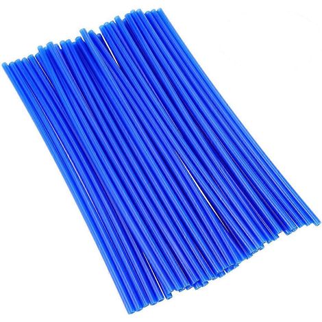 72-teiliges Speichenschutz-Set für Motorrad, Motocross, Dirtbike und Offroad-Felgen (Blau)-24.00X0.60X0.60CM-Blue (1/4)