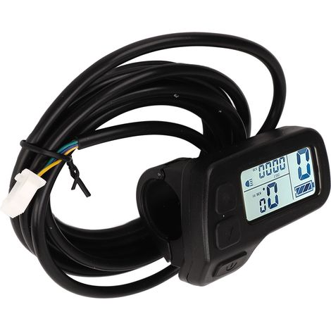 Compteur de vitesse avec écran LCD pour vélo électrique, connecteur SM universel 24 V, 36 V et 48 V. (1/5)