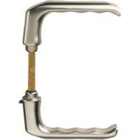 HOPPE Poignée de porte London 113H alu.F2/noir 4-KT.10mm DIN G/D - 6241442 (1/3)