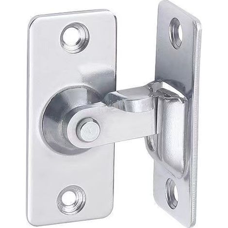 Pestillo de puerta de 90 grados, cerradura para puerta corredera, cerradura para puerta mosquitera, cerradura de bolsillo (1/4)