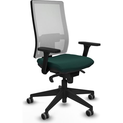Sedia da ufficio piqueras y crespo Horna bianco pelle sintetica