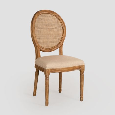Confezione da 4 sedie da pranzo imbottite Sunna in rete SKLUM            