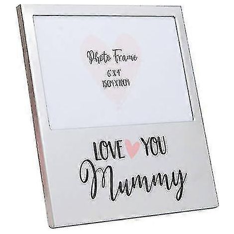 Muttertagsgeschenk: Ich liebe dich Aluminium-Fotorahmen (Mama)