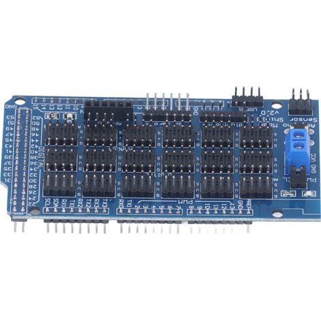 Sensor Shield Modul V1.0 – Elektronische Erweiterungsplatine, Bauteilzubehör für Arduino, Verbindungsplatine, Prototyping-Kit, 1 Stück (1/5)