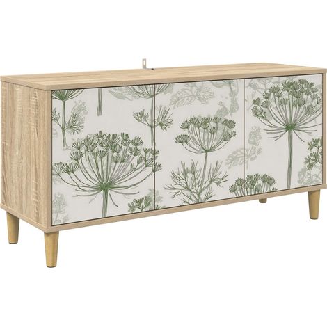 Mobile TV GOTHA 102 x 33 x 50 cm Sonoma Legno ingegnerizzato vidaXL (1/5)