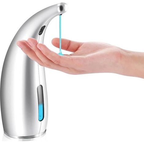 Distributeur de Savon Automatique, sans Contact Distributeur de Savon avec Capteur Infrarouge, étanche IPX6 300ml pour Famille (1/4)