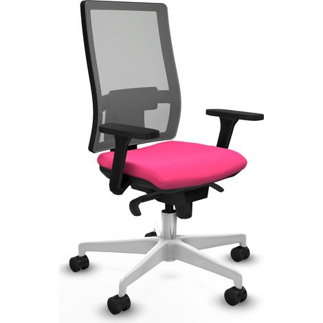 Silla de oficina piqueras y crespo Horna gris tapizado cuero sintético (1/5)