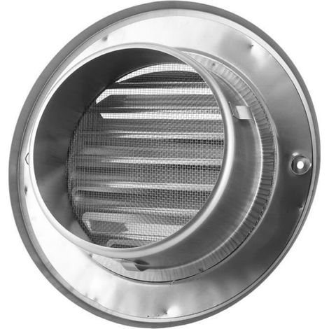 Évent d'Aération - - 125 mm - Acier Inoxydable 304 - Étanche - Fixation Murale (1/3)