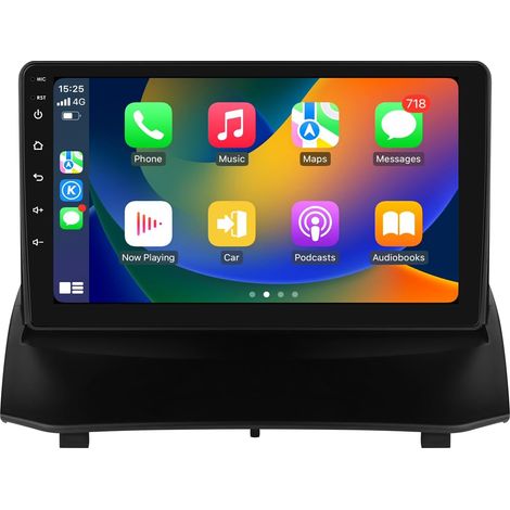 Autoradio pour Fiesta (2009-2017), 9 Pouces 13 écran Tactile 2+32 Go Navigation GPS avec Carplay Auto Bluetooth Commande au Volant (1/5)