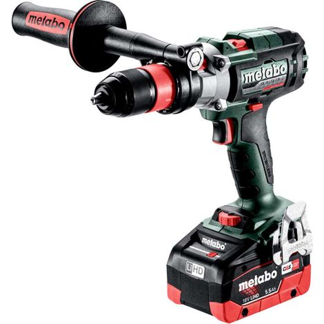 Metabo SB 18 LTX-3 BL Q I (603185660) Taladro Atornillador de Percusión de Batería de 18V con Luz LED Integrada y 3 Velocidades