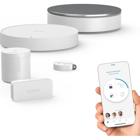 SOMFY 1875279 - Home Alarm Essential Starter Pack - Alarme sans fil connectée