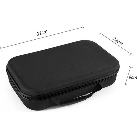 Decdeal Sac à outils en tissu Oxford, boîte de rangement portable avec poignée, pochette à fermeture éclair, grande capacité pour meuleuse électrique, perceuse, pince, clé, tournevis